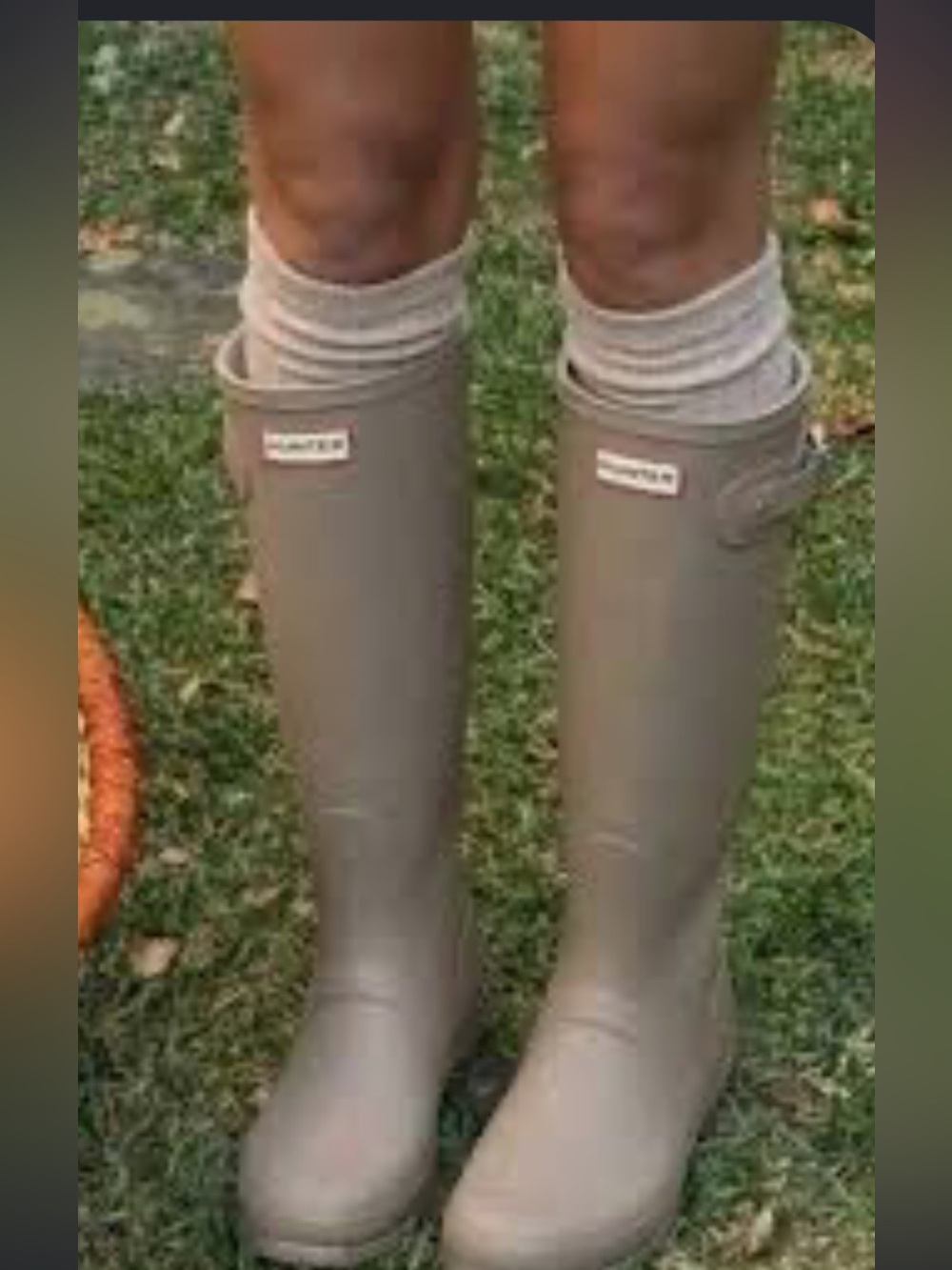 Hunter Tall Rain Boots in Matte Taupe,8